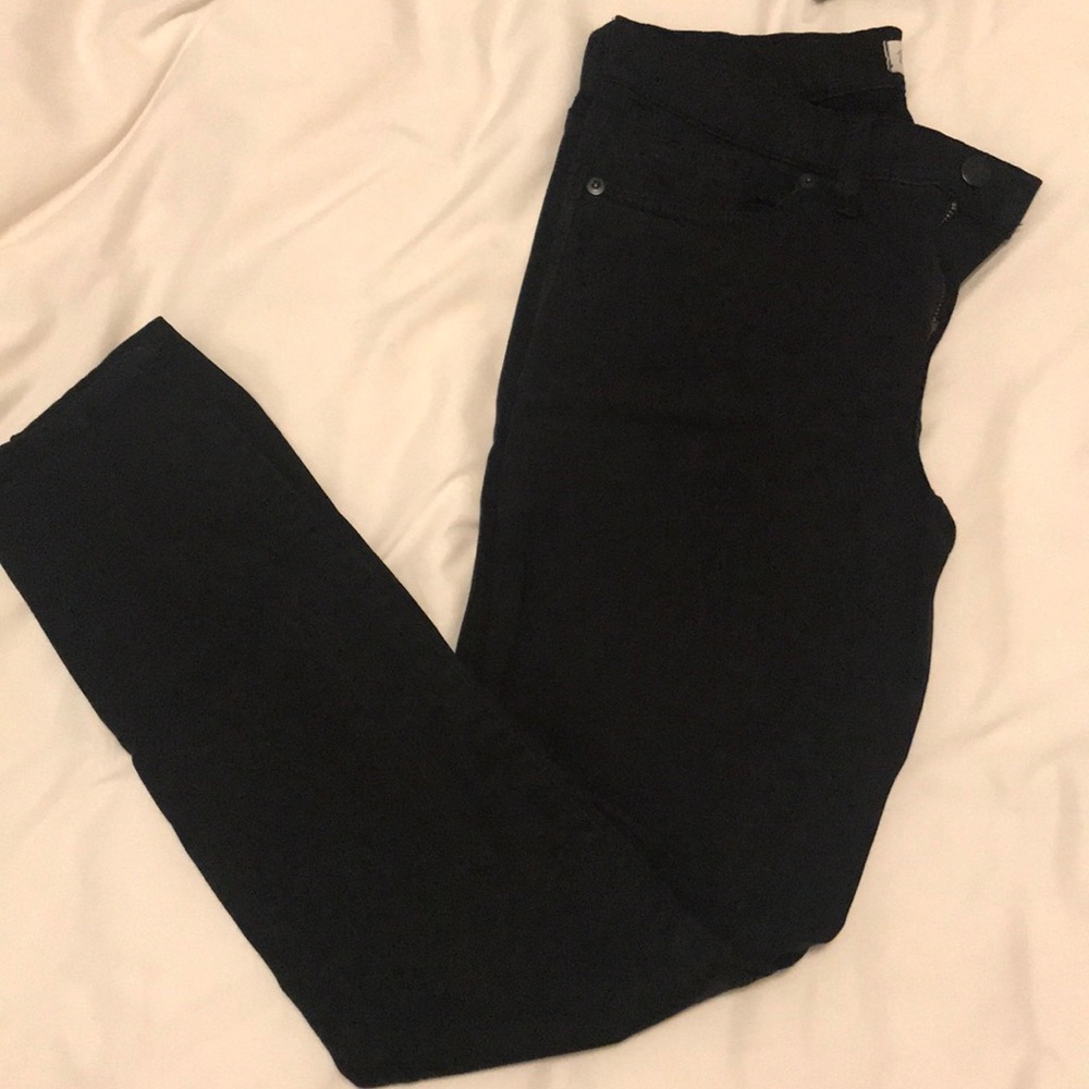 Madewell Black Twill Pants